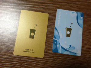 中国スタバからゴールドカードが届いた件