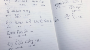 ラオス語の勉強始めた・・・の巻！